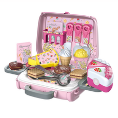 Disney Princesses 迪士尼公主 3合1蛋糕手提盒, 25件套, 30 x 24 x 19 cm, 1組