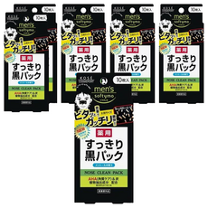 KOSE 高絲 softymo 絲芙蒂 男用妙鼻貼, 含植物性保濕成份 及皮脂吸附, 10枚, 6盒