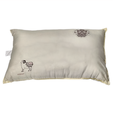 Mexsmon 美思夢 羊毛柔膚枕, 1個, 米色