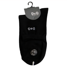 D&G BEAUTY 女款1/2細針襪 DL1089, 黑色, 22~25cm