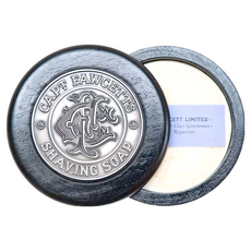 CAPTAIN FAWCETT 豪華經典 刮鬍皂&刮鬍碗 菸草琥珀，110g, 1個