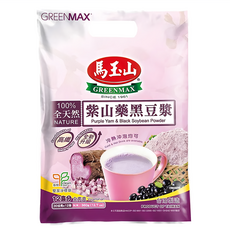 馬玉山 紫山藥黑豆漿, 30g, 12包, 1袋