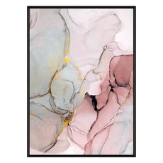 抽象畫, 30 x 40cm, 黑色