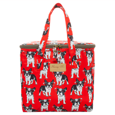 Kwang Min 加厚大容量立體多功能保溫袋 23 x 14 x 22cm 保溫便當袋, 1個, 眼鏡狗