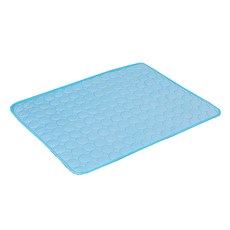 貓狗寵物用 冰絲涼感床墊, 藍色, 1個
