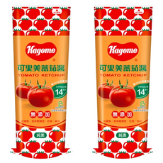 KAGOME 可果美 蕃茄醬，無添加防腐劑、高果糖糖漿、色素、澱粉, 500g, 2瓶