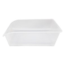 FUDOGIKEN不動技研 斜口手把附輪收納盒 F2555, 透明, 36.4 x 19.1 x 13.5cm, 1個