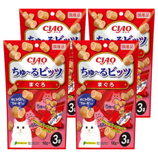 INABA CIAO 啾嚕 零食肉泥 捲心酥 (鮪魚), 36g, 4袋