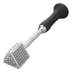 KitchenCraft Amco 4合1金屬肉槌/嫩肉鎚/鬆肉器 - 26cm總高，4cm槌面長, 1支, 330 x 110 x 50mm