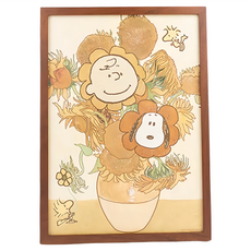SNOOPY 史努比 大師鉅作A3海報, 向日葵
