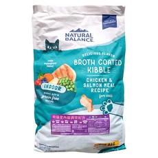 NATURAL BALANCE 全年齡貓 特級室內貓調理配方 乾糧 無穀物配方, 雞肉, 15lb, 1袋