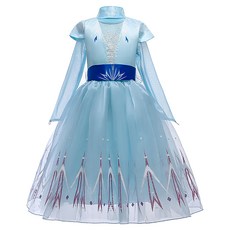 La Chamade 日安朵朵 女嬰雪紡蓬蓬裙連身衣禮盒 - 冰雪女王 長袖, 6~12個月