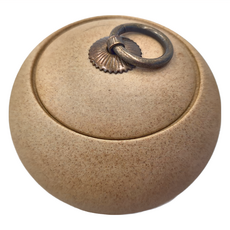 嚴選吉祥沉香粉附密封罐 (素燒), 21 x 11 x 14cm, 1個