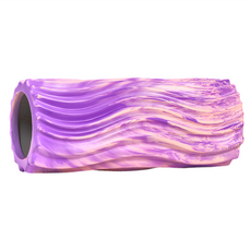 水波紋瑜珈滾筒, 粉紫色, 1個