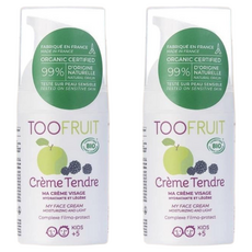 TOOFRUIT 果漾清爽水潤乳液, 添加蘋果與桑椹萃取水, 適用於五歲以上各種膚質, 30ml, 2瓶