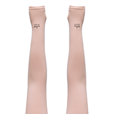 salua 抗UV運動冰袖套, F, 84粉紅色, 1雙, 粉紅色