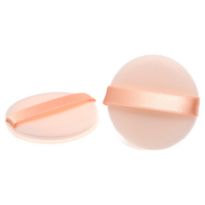 ROSY ROSA 粉餅撲 細緻植毛材質 柔軟不刺膚 妝感均勻自然, 2包, 輕柔植毛