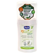 Chicco NaturalZ 植萃清爽防蚊噴液，嬰幼兒適用，95%天然驅蚊配方, 100ml, 1瓶