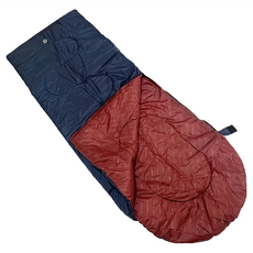 Her-Ea 禾亦 睡袋 全開拉鍊 上下雙開不卡鍊 規格160+35x70公分, 藍色 + 紅色, 1個