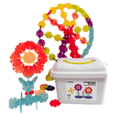 mideer 多彩透光雪花片 200片, 1盒