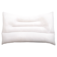 EmBrace 英柏絲 可水洗 新感覺 透氣支撐枕 100%聚酯纖維表材 歐盟無毒A級棉內材 台灣製, 偏硬低枕 白色, 1個