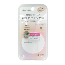 MEISHOKU 明色 Moist Labo 零粉感粉餅 SPF34 PA+++, 02自然, 1個
