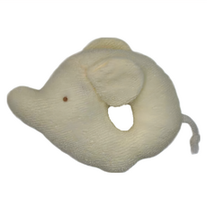 Genki Bebi 元氣寶寶 小象毛巾布搖鈴, LB-71813, 1個