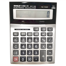 SANLUX 台灣三洋 計算機 SCP-1225, 12位數顯示, 1個