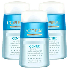 L'OREAL PARiS 巴黎萊雅 台灣公司貨 溫和眼唇卸妝液, 125ml, 3瓶, 3件