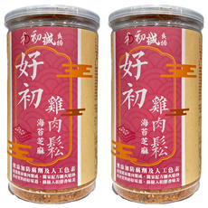 初誠良物 好初雞肉鬆 海苔芝麻, 200g, 2罐