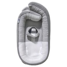 doomoo 嬰兒安全環抱睡窩, 經典灰, 1個, 80 x 50 x 12cm