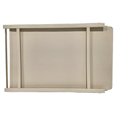 HAPPY LiFE 抽拉收納盒 2.3kg, 米白色, 1個