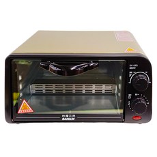 SANLUX 台灣三洋 9公升電烤箱 SK-09D, 100-230度溫度控制, 15分鐘定時, LOW-E玻璃門, 配件齊全
