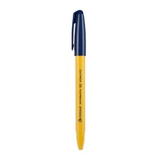 ANTERIQUE 聯名中性筆 0.5mm, 黑墨色 + 黃藍色, 1支