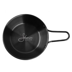 不鏽鋼雪拉碗, 黑色, 1個