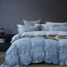 貝淇小舖 40支100%純天絲特大床包兩用被四件組 親膚透氣 四季皆宜