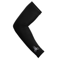 HodaRLa 抗UV輕涼袖套 四向彈性 瞬間吸排 抗起毛球, L, 黑色, 1雙