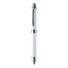 Pentel 飛龍文具 VICUNA XBXW1375W 多功能筆套裝 結合原子筆與自動鉛筆 書寫流暢, 1支, 白色
