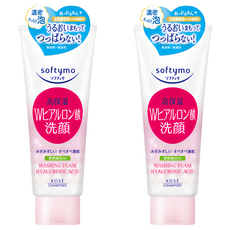 KOSE 高絲 softymo 絲芙蒂 玻尿酸洗顏霜 添加豆乳發酵液GL, 150g, 2條