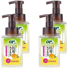 OP 茶酚洗手慕絲 金盞花植萃 敏弱性肌膚適用, 370g, 4瓶