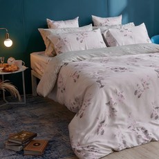 戀家小舖 60支天絲 天使花語 雙人兩用被套