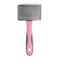 梳芙 CosyU 不鏽鋼殼護毛針梳 - S 寵物適用, 粉紅色, 1支