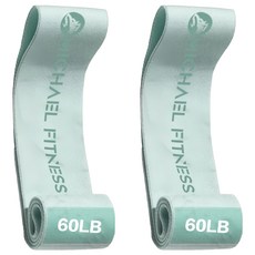 MICHAEL FITNESS 麥克健身 馬卡針織翹臀圈, 綠色, 60磅, 2個