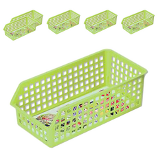GIMI 吉米 信用籃 疊加收納籃, 27.4 x 14.5 x 9.3cm, 顏色隨機, 6個