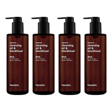Hanskin BHA 黑頭清潔卸妝油 - 油性肌適用, 300ml, 4瓶
