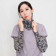 MEGA 美高 成人防曬涼感圖騰袖套