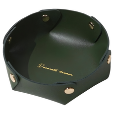 快豹 Mule皮革收納托盤 Set 2 PVC, 12.5 x 4.5cm, 墨綠色