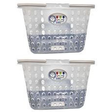 JUSKU 佳斯捷 迷你山櫻花置物籃 收納籃 2個, 白色, 2組