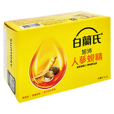 白蘭氏 旭沛人蔘蜆精 台灣東岸活水黃金蜆 補充元氣 雙重能量 零脂肪 零膽固醇 無添加防腐劑, 60ml, 6瓶, 1盒