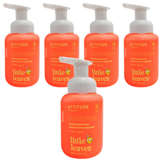 ATTITUDE 艾特優 兒童泡沫洗手乳 295mL, 芒果, 5瓶